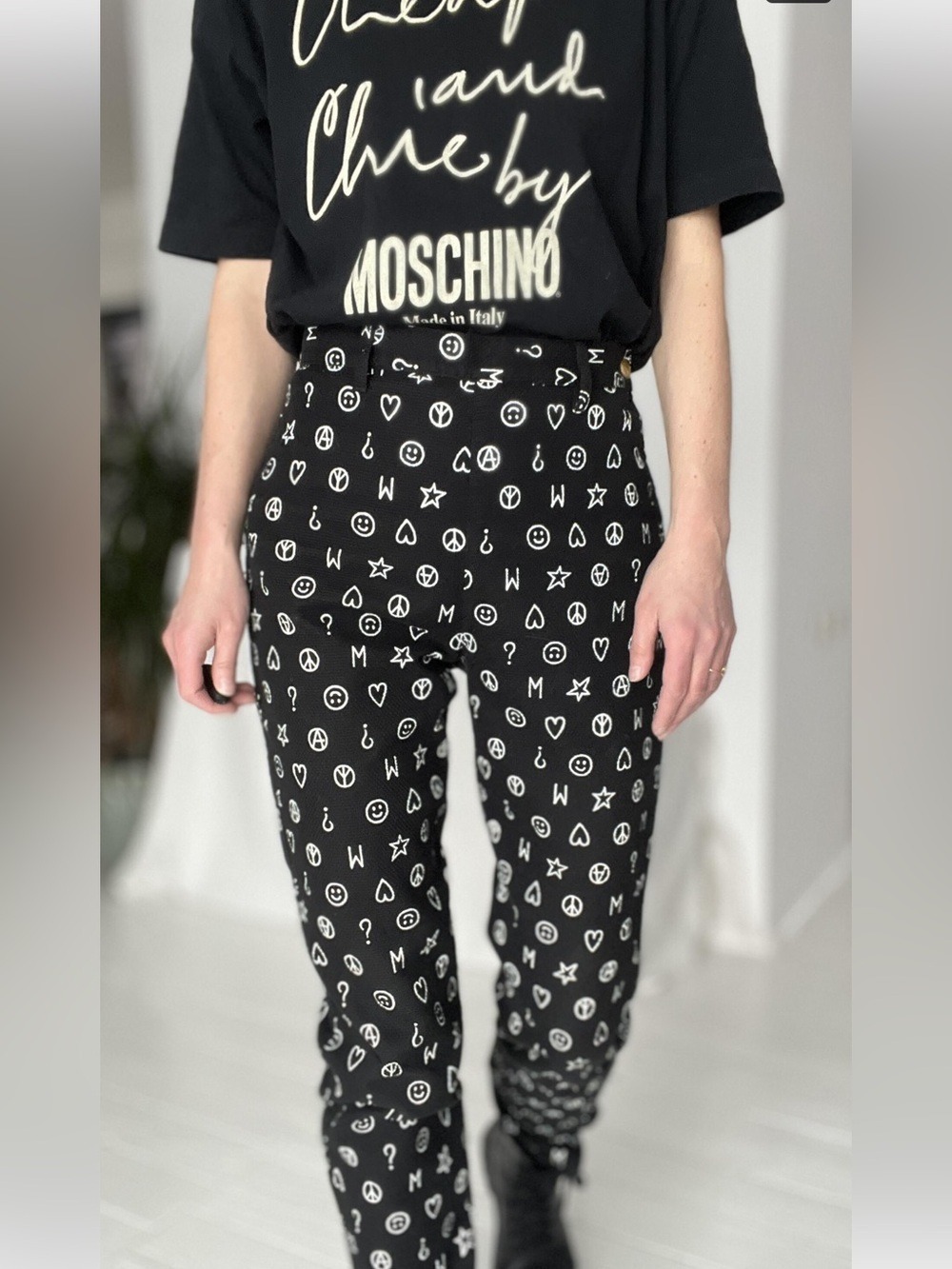 Vintage 1990 Moschino Pants Size 24 - Picture 3 of 16